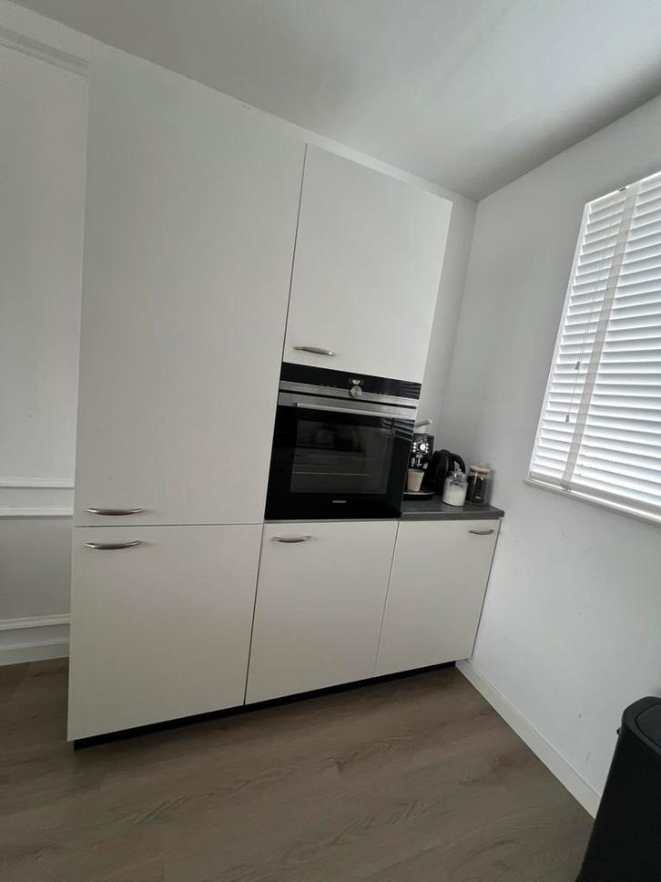 (Inbouw) Keukenkasten Bryunzeel, Huis en Inrichting, Keuken | Complete keukens, Zo goed als nieuw, Hoekkeuken, Wit, Ophalen of Verzenden