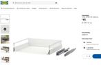 IKEA MAXIMERA Lade, middel, wit, 60x60, 15 cm NIEUW, Huis en Inrichting, Keuken | Keukenelementen, Wit, Nieuw, Minder dan 100 cm