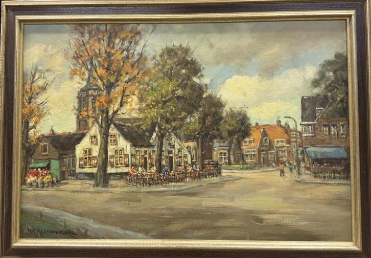 H.C. Kranenburg – Het Bonte Paard, Laren, Antiek en Kunst, Kunst | Schilderijen | Klassiek, Ophalen
