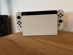 Nintendo Switch Oled White, Zo goed als nieuw, Met 1 controller, Met harde schijf, Switch OLED