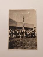 Wereldjamboree 1937 Ansichtkaart 'bij de totempaal', Ophalen of Verzenden, Gebruikt, Overige typen