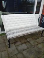 Bank eethoek, opnieuw bekleed met slangenprint zitting, Ophalen of Verzenden