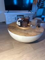 Leuke ronde salontafel - 70 cm, Gebruikt, Rond, Ophalen of Verzenden, Minder dan 50 cm