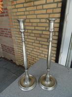 set grote hoge kaarsenkandelaars, Ophalen, Gebruikt, 50 tot 75 cm, Metaal