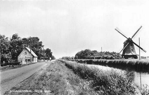 (304-230-023) Schagerbrug Grote sloot, Verzamelen, Ansichtkaarten | Nederland, Noord-Holland, Verzenden