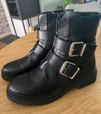 Stoere Biker Laarsjes, Kleding | Dames, Schoenen, Zwart, Lage of Enkellaarzen, Ophalen of Verzenden, Zo goed als nieuw