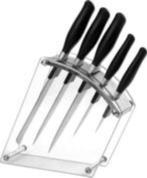 Boretti Punto 5-delige messenset in luxe houder, Ophalen, Nieuw, Rvs of Chroom