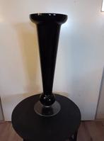 grote hoogglans vaas 60 cm, Ophalen, 50 tot 75 cm, Zwart, Glas