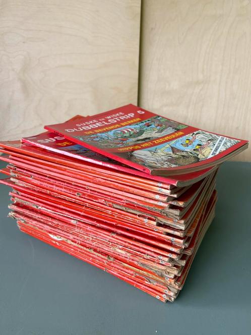 Suske en Wiske stripboeken, 33 stuks + 2 dubbelstrips, Boeken, Strips | Comics, Gelezen, Meerdere comics, Europa, Ophalen of Verzenden