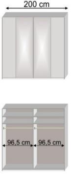 Kledingkast, Huis en Inrichting, Kasten | Kledingkasten, 150 tot 200 cm, Overige materialen, Gebruikt, 50 tot 75 cm