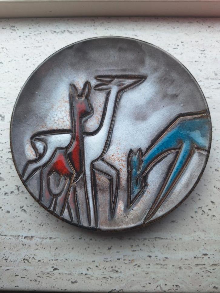 Vintage Keramiek Bord 717/1 - Ruscha Art, Antiek en Kunst, Antiek | Keramiek en Aardewerk, Ophalen of Verzenden