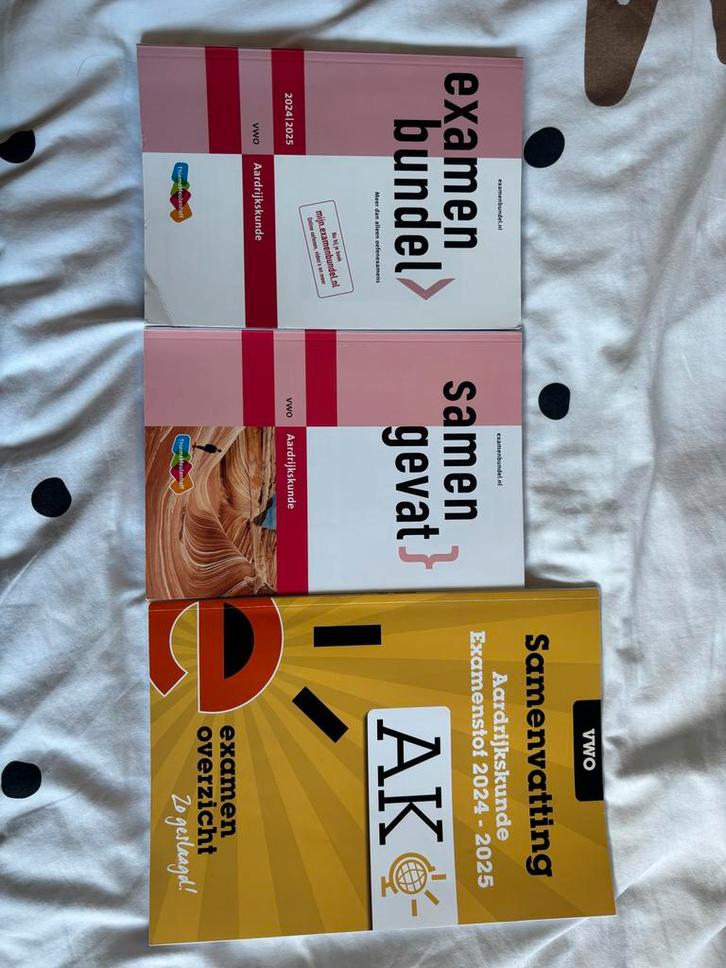 Aardrijkskunde VWO 2024/2025 Samenvatting + Oefenboek, Boeken, Schoolboeken, Zo goed als nieuw, Aardrijkskunde, VWO, Ophalen of Verzenden