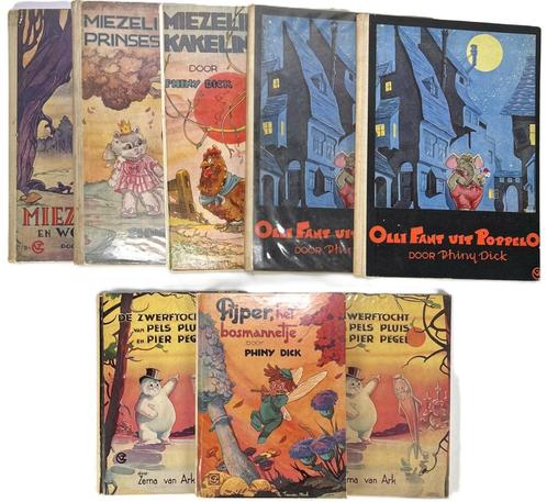 757. Kinderboeken Phiny Dick-Zerna van Ark, midden 20e eeuw, Boeken, Stripboeken, Gelezen, Meerdere stripboeken, Ophalen of Verzenden