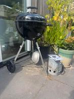 WEBER ORIGINAL KETTLE E-4710 HOUTSKOOLBARBECUE VAN 47 CM, Tuin en Terras, Ophalen of Verzenden, Zo goed als nieuw, Weber, Met accessoires