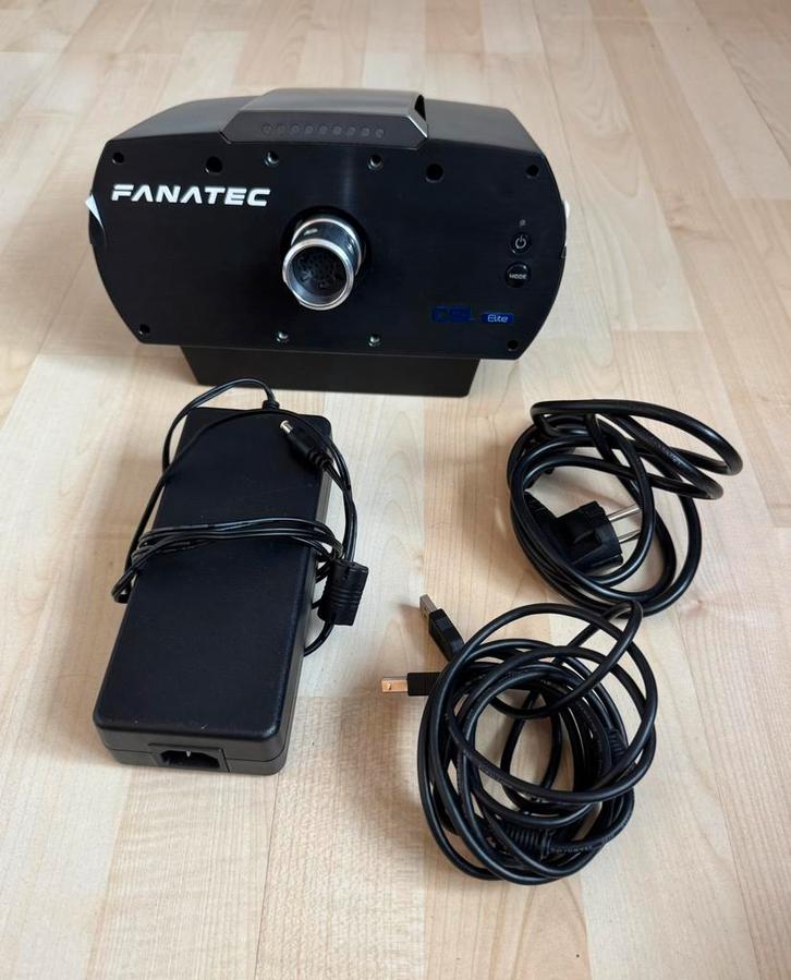Fanatec CSL Elite Wheel Base – PS/PC – Compleet, Spelcomputers en Games, Spelcomputers | Overige Accessoires, Zo goed als nieuw