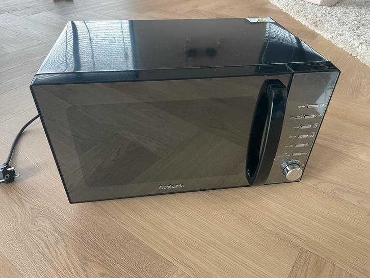 Brabantia BBEK1145DG Magnetron met Grillfunctie, Witgoed en Apparatuur, Magnetrons, Gebruikt, Vrijstaand, Magnetron, 45 tot 60 cm