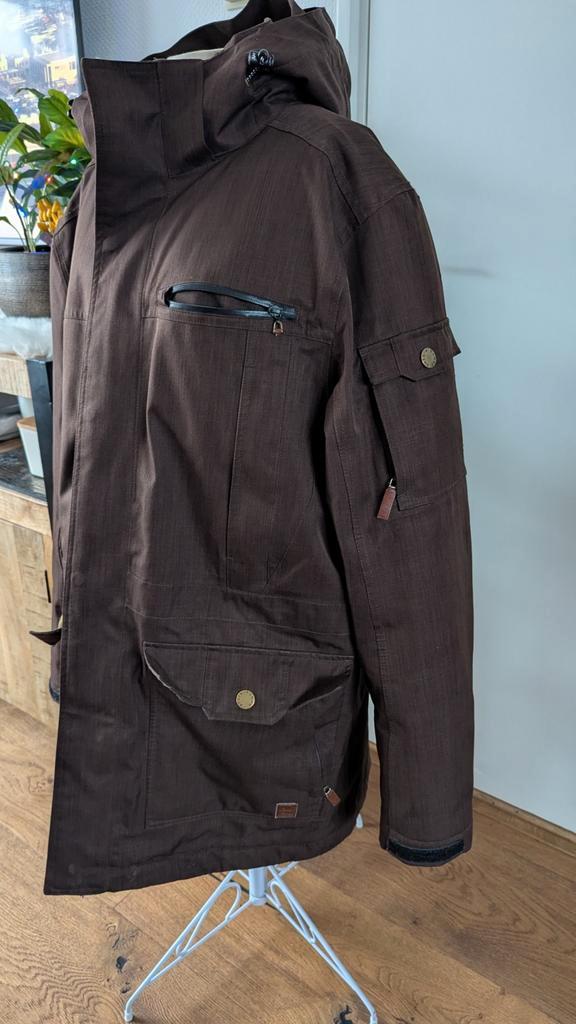Human Nature bruine winterjas XL, Kleding | Heren, Jassen | Winter, Zo goed als nieuw, Maat 56/58 (XL), Bruin, Ophalen of Verzenden