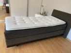 Eenpersoons boxspring elektrisch verstelbaar Pullman, Huis en Inrichting, Ophalen, 90 cm, Eenpersoons, Bruin
