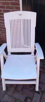 Witte Aquarius Tuinstoel, Tuin en Terras, Tuinstoelen, Ophalen, Gebruikt, Kunststof
