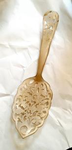 Antieke taartschep gesneden uit hoorn, Ophalen of Verzenden