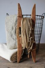Oude brocante houten touwhaspel Nr.3 *Pronck & Praal*, Ophalen of Verzenden