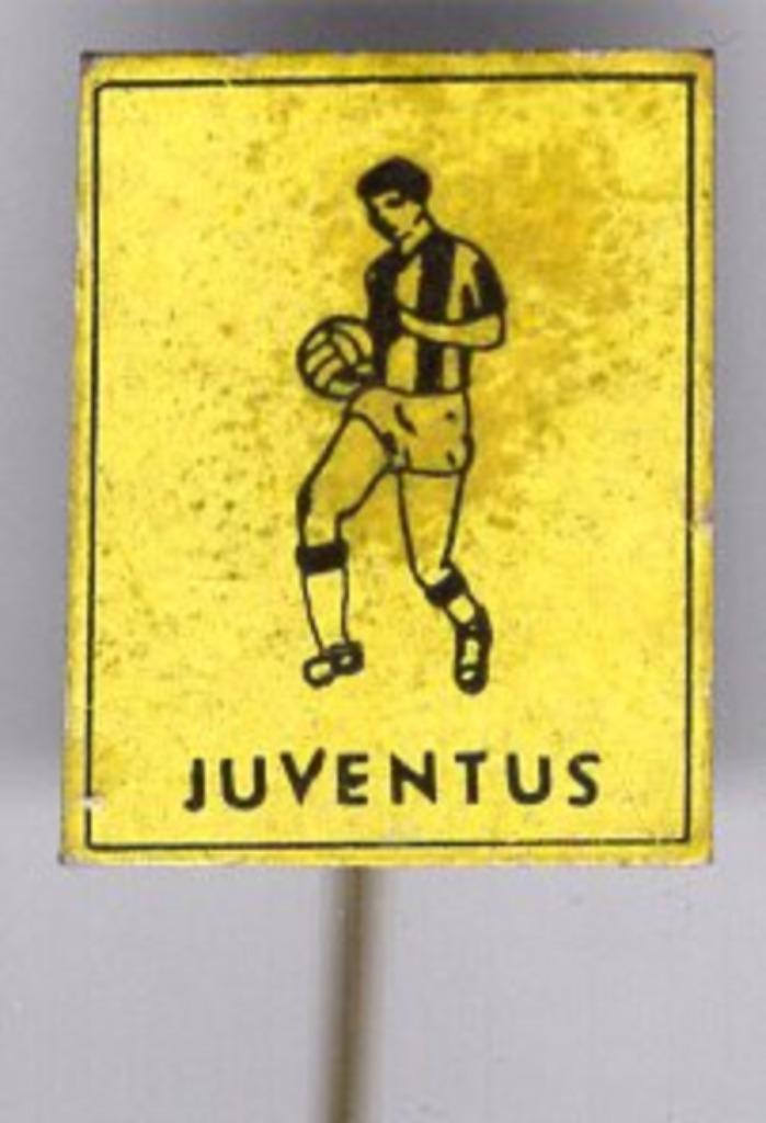 Juventus blik voetbalclub speldje ( Y_051a ), Verzamelen, Speldjes, Pins en Buttons, Zo goed als nieuw, Speldje of Pin, Sport