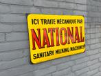 NATIONAL emaille reclamebord 1952, Reclamebord, Gebruikt, ., Ophalen of Verzenden