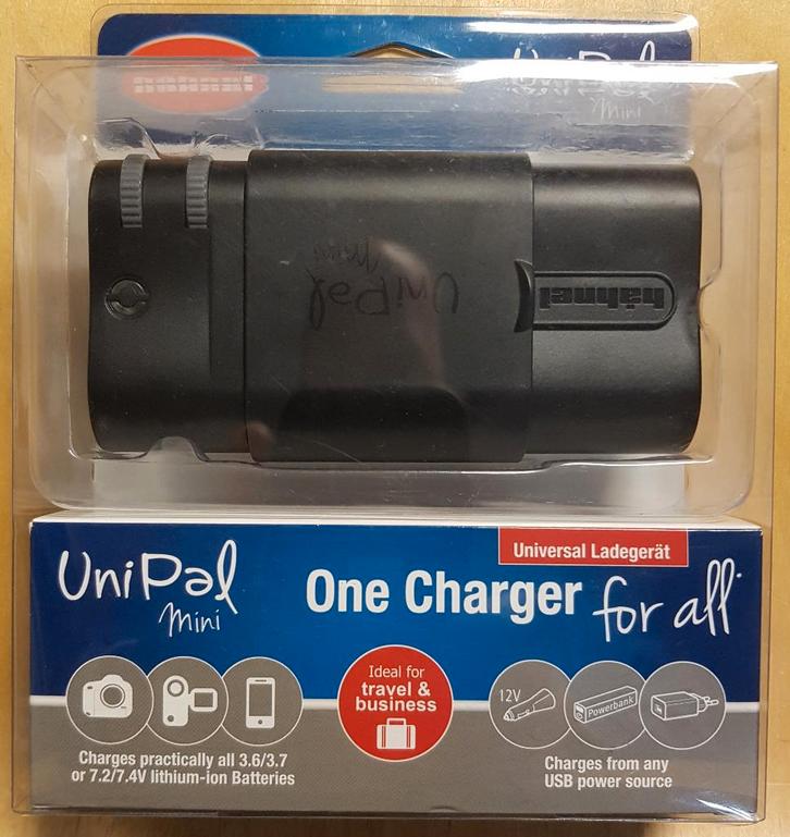 Unipal One Charger universele acculader, Audio, Tv en Foto, Opladers, Nieuw, Ophalen of Verzenden