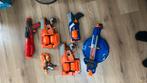 6 nerf guns, Ophalen of Verzenden, Gebruikt