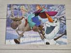Frozen Disney puzzel 70 stukjes, 4 tot 6 jaar, Meer dan 50 stukjes, Ophalen of Verzenden, Zo goed als nieuw