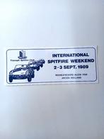 triumph spitfire clubsticker uit 1989, Ophalen of Verzenden