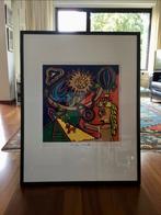 Hommage a Corneille - Paul Emile Daanen , Zeefdtuk., Antiek en Kunst, Kunst | Litho's en Zeefdrukken, Ophalen of Verzenden