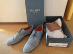 Van Lier Herenschoenen. Grijs leer.  Maat 44  In doos., Kleding | Heren, Schoenen, Ophalen, Overige kleuren, Van Lier, Zo goed als nieuw