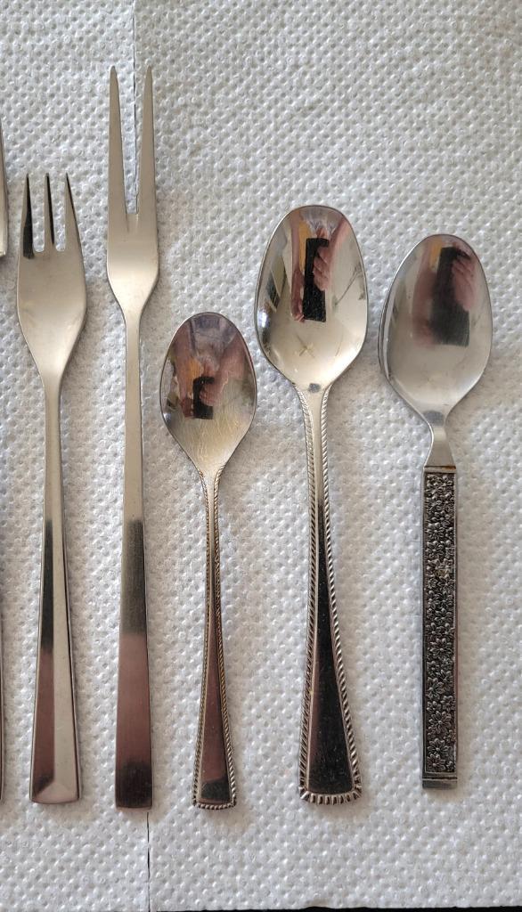 Bestekdelen Gense, WMF, Nerosil & Wirths, Huis en Inrichting, Keuken | Bestek, Zo goed als nieuw, Los bestek, Rvs of Chroom, Vaatwasserbestendig