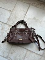 Bruine leren handtas, Ophalen, Gebruikt, Bruin, Handtas