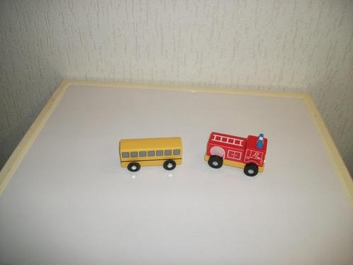 Bus en Brandweer, Kinderen en Baby's, Speelgoed | Houten speelgoed, Gebruikt, Overige typen, Ophalen of Verzenden