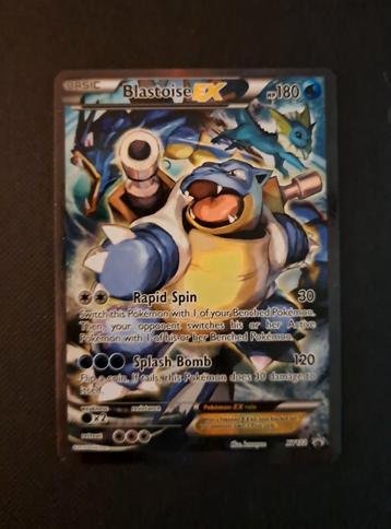 Pokemon Blastoise EX - #XY122 - 2016 - holofoil - trade card beschikbaar voor biedingen
