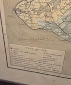 Antieke kaart provincie Friesland 1914, Landkaart, 1800 tot 2000, Nederland, Ophalen