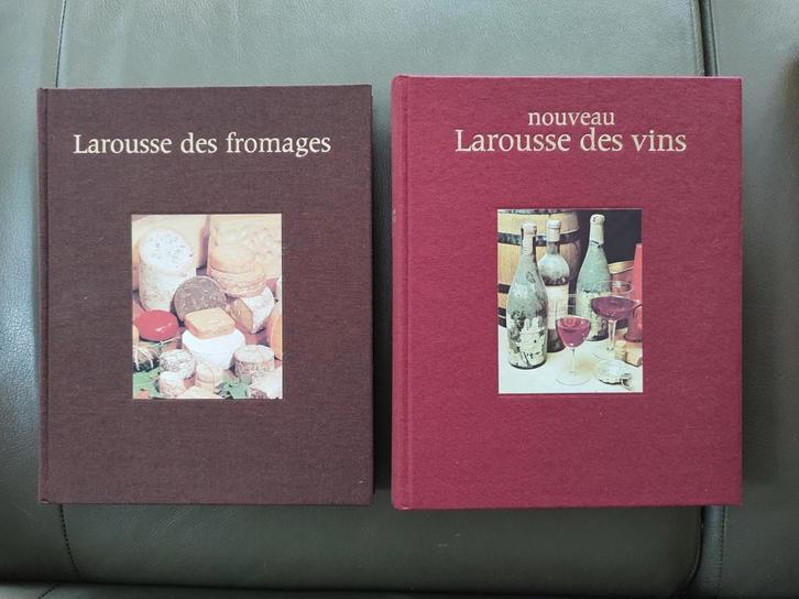 Larousse des Vins et des fromages. R.J. Courtine. 2 boeken, Boeken, Kookboeken, Zo goed als nieuw, Overige typen, Frankrijk, Ophalen of Verzenden