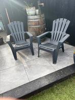 2 Kunststof Canadian Tuinstoelen, Ophalen, Gebruikt, Kunststof
