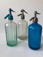 3 stuks soda maker spuitwater fles brocante, Antiek en Kunst, Antiek | Glas en Kristal, Ophalen of Verzenden