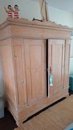 Antieke grenen linnenkast, Antiek en Kunst, Antiek | Meubels | Kasten, Ophalen of Verzenden