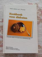 Kookboek voor diabeten, C. Provoost, Zo goed als nieuw, Europa, Gezond koken