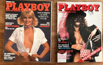 Eerste 2 uitgaven nederlandse playboy, collectors items beschikbaar voor biedingen