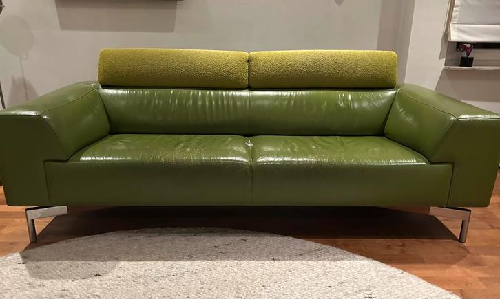 Leolux howlo 3 zits tijdloze design bank, Huis en Inrichting, Banken | Bankstellen, Gebruikt, Rechte bank, Driepersoons, 200 tot 250 cm