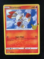 1x Scorbunny (SWSH002) oversized Pokemon full crimp error!, Ophalen of Verzenden, Nieuw, Losse kaart