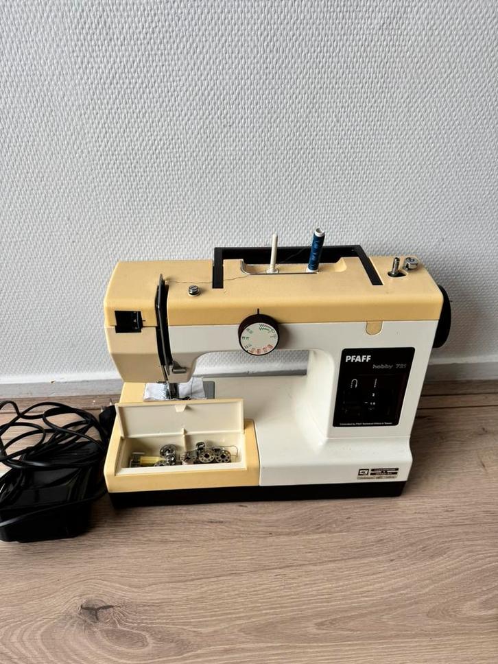 Pfaff Hobby 721 naaimachine – compleet & werkend, Hobby en Vrije tijd, Naaimachines en Toebehoren, Zo goed als nieuw, Naaimachine
