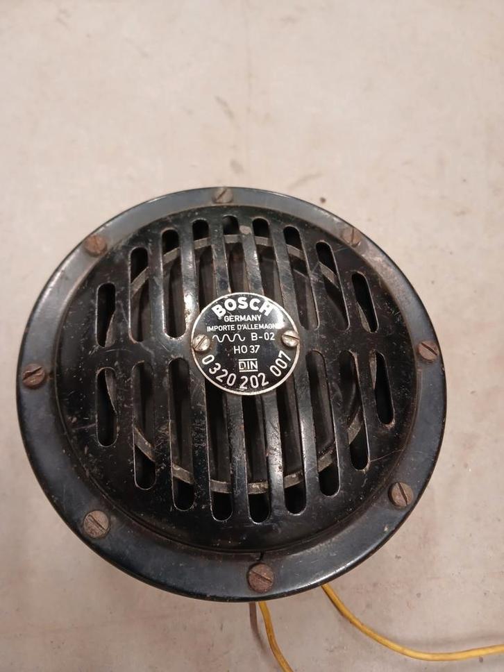 Bosch Auto Claxon B-02 HO 37 - Oldtimer, Auto-onderdelen, Verlichting, Oldtimer onderdelen, Universele onderdelen, Gebruikt, Ophalen of Verzenden