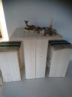 Bank,,eettafel,steigerhout,kruk,tafel,steigerhout meubelen, Ophalen, Gebruikt