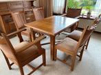 Eethoek antiek vintage, Ophalen, Gebruikt, 4 tot 6 stoelen